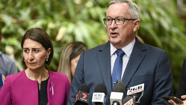 Mr Greenwich notified Gladys Berejiklian Campaign and Health Minister Brad Hazzard of his plans two months ago. Picture: Darren Leigh Roberts