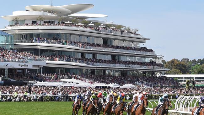 Almost 85,000 punters cheered on their horses. Picture: Getty Images