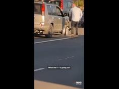 Clueless Adelaide man driving car on its rims