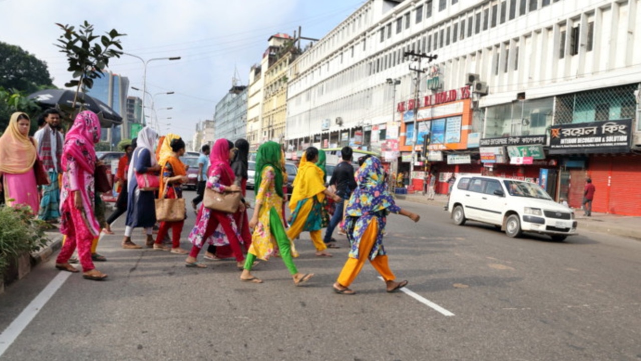 Garment workers in Bangladesh.