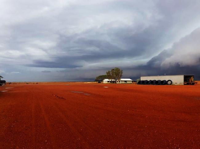 Flooding in central western Queensland