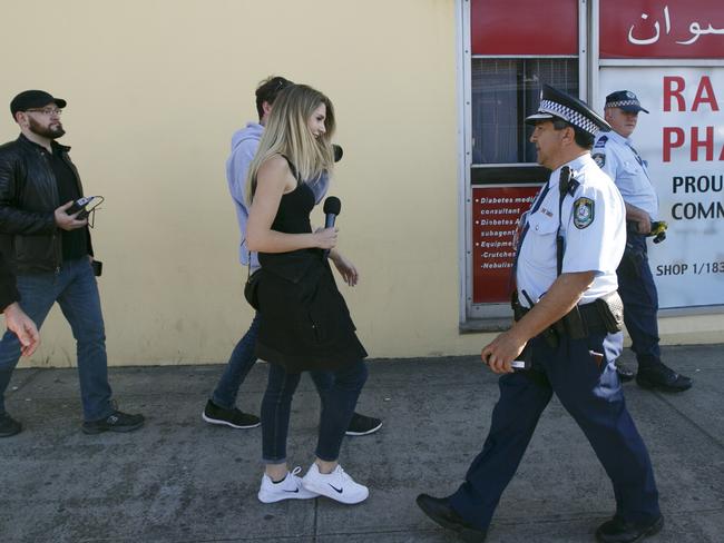 Southern told police she just wanted to see what Lakemba looked like before she spoke in Sydney tomorrow night. Picture: Tim Pascoe