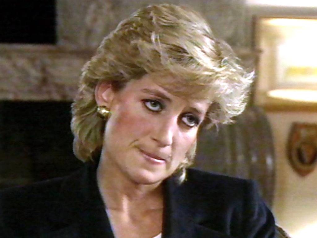 Diana, Princess of Wales, in her infamous interview. Picture: Supplied