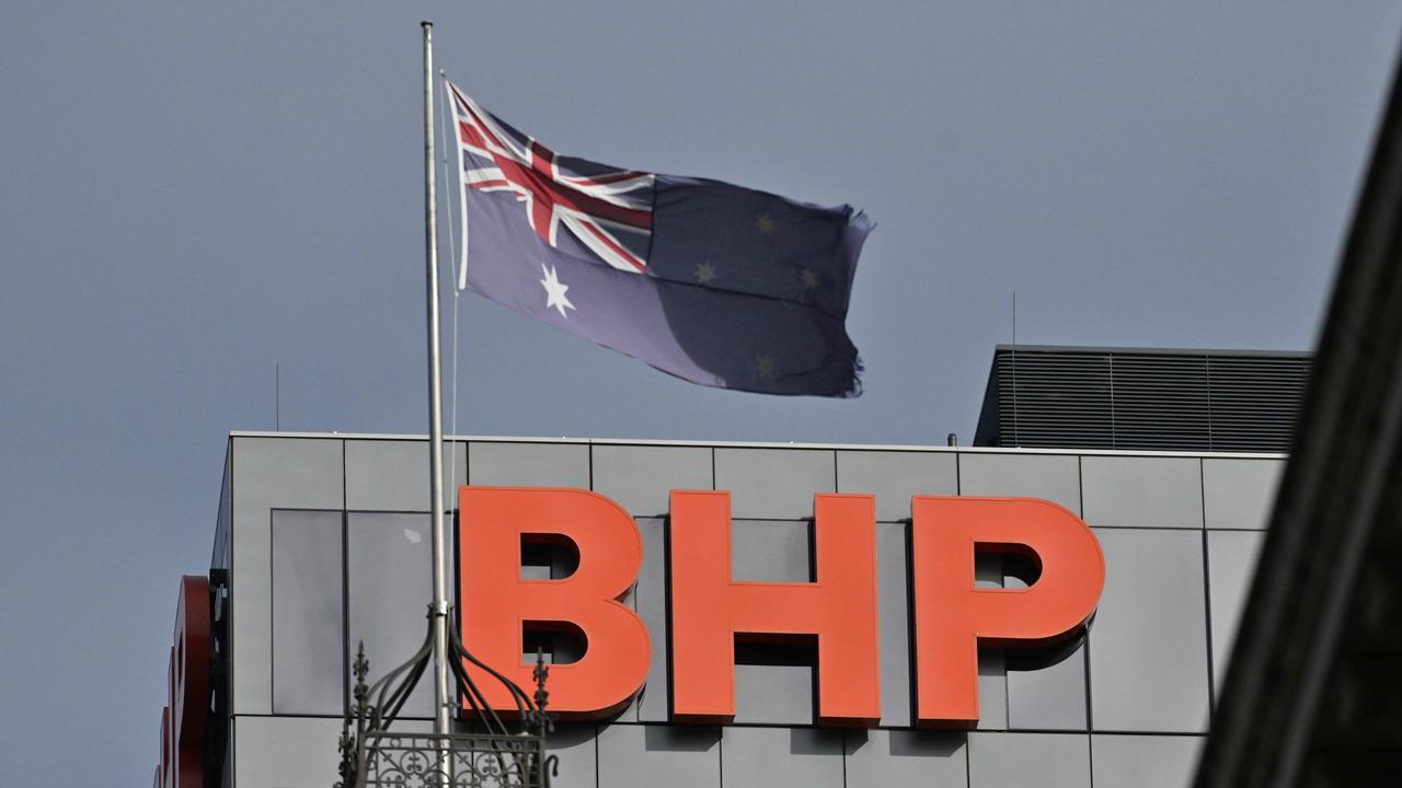 Iron ore giants like BHP surged on Monday. Picture: NewsWire / Brenton Edwards