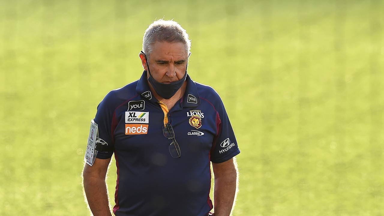 Chris Fagan has been fully supportive of his star player Lachie Neale. Picture: Albert Perez/AFL Photos via Getty Images