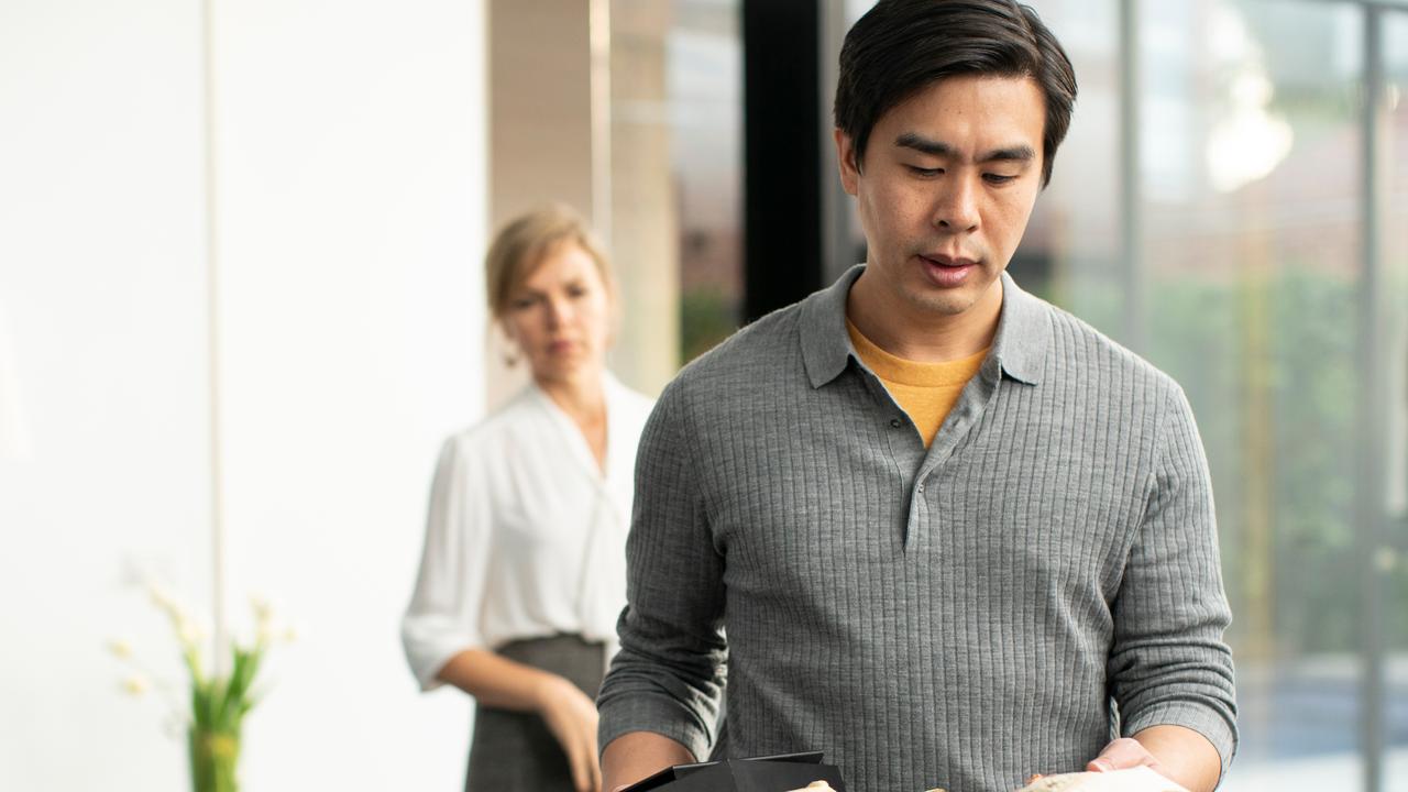 Gareth Yuen with Justine Clarke in Hungry Ghosts