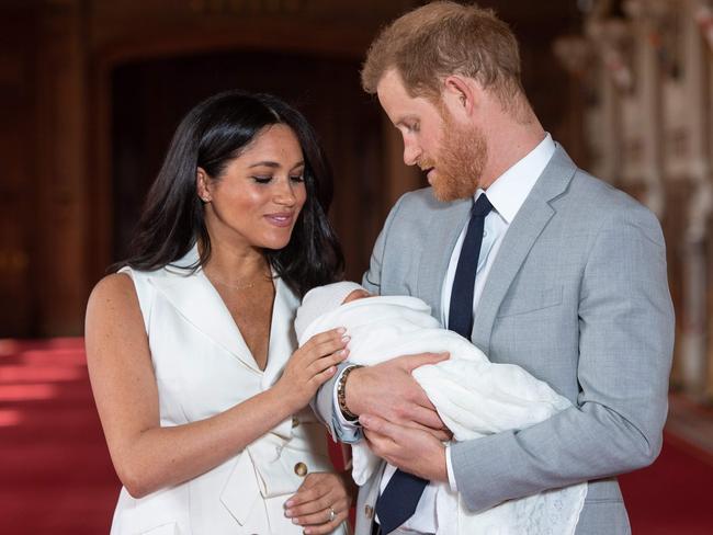 Meghan and Harry welcomed baby Archie in May 2019. Picture: Dominic Lipinski/AFP