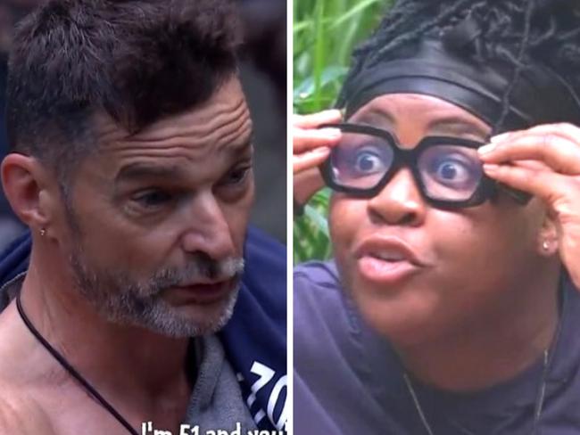 A scene from I'm A Celeb UK.