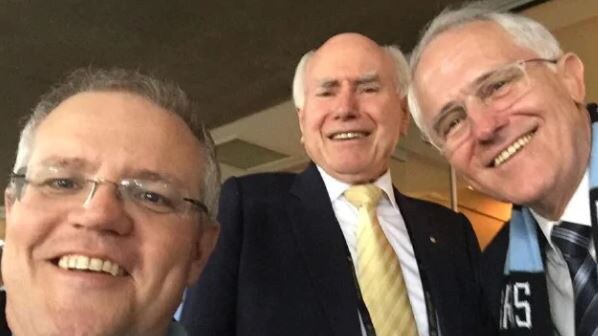 John Howard has come to the rescue in Wentworth. Picture: Twitter.