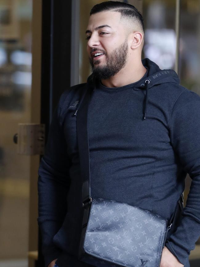 Faisal Zarshoy at a February court appearance. Picture: NCA NewsWire