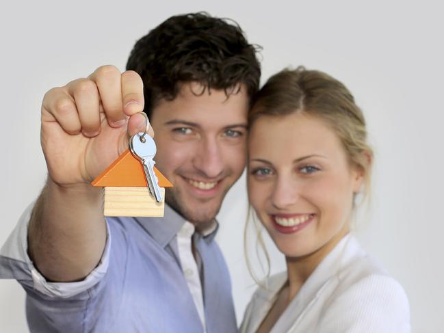 Young couple have just purchased a home and taken out a mortgage. Picture: iStock.