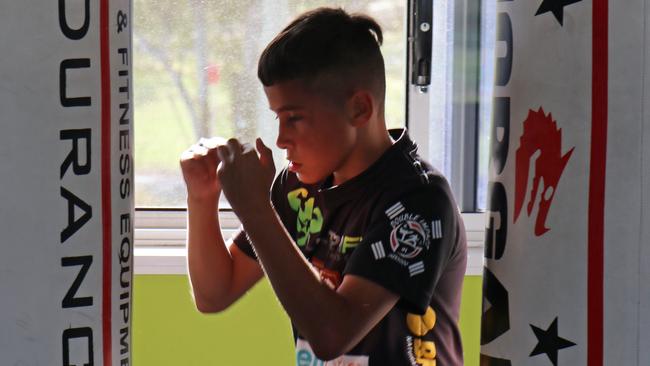 This young Blacktown boxer is crazy about his sport.