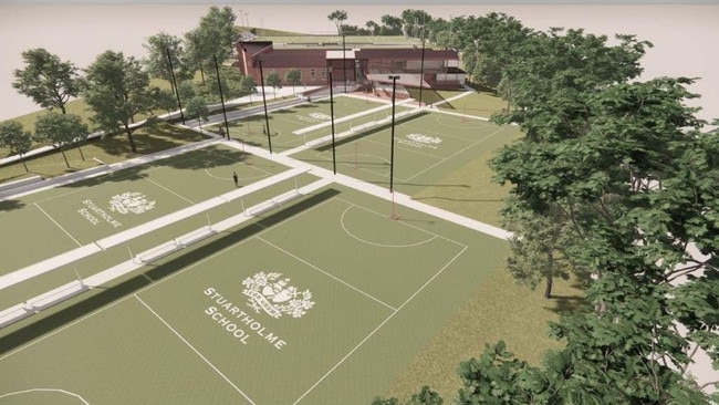 Artist’s impression of the new sports facility.