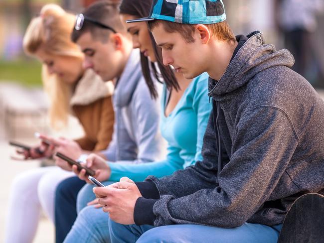 More than 60 per cent of Gen Z are on their phones for three hours or more. Picture: Supplied.