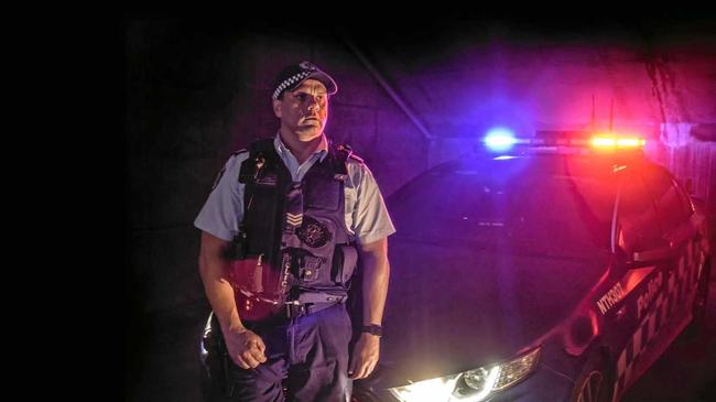 Coffs/Clarence Highway Patrol Sergeant Jarrod French and his team are helping to keep Ulmarra safe. Picture: Adam Hourigan