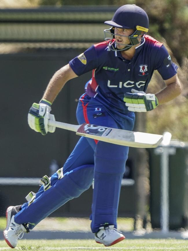 MPCA: Long Island batter Nicholas Bailey. Picture: Valeriu Campan