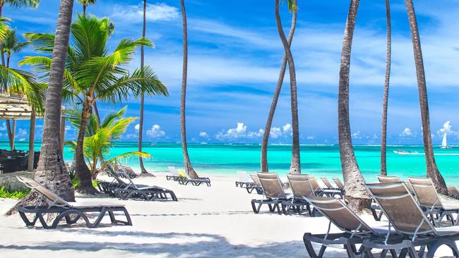 One of many beautiful beaches in the Dominican Republic.