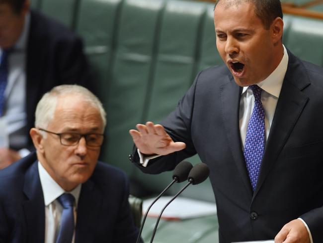 Australia's Energy Minister Josh Frydenberg has likened South Australian to a third-world country during Question Time. Picture: AAP