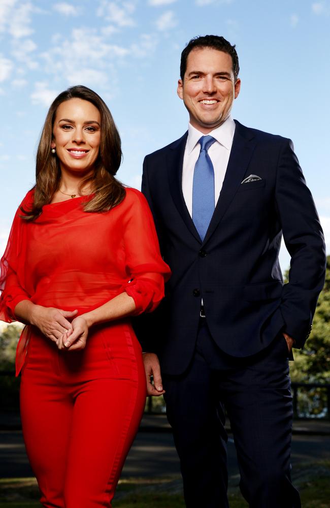 Peter Stefanovic will be the new co-host of weekday breakfast program First Edition on Sky, alongside Laura Jayes. Picture: Jonathan Ng