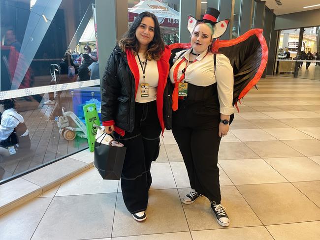 The PAX Aus Convention at the Melbourne Convention and Exhibition Centre (MCEC) on Saturday, October 12, 2024: Sally and Skye. Picture: Jack Colantuono