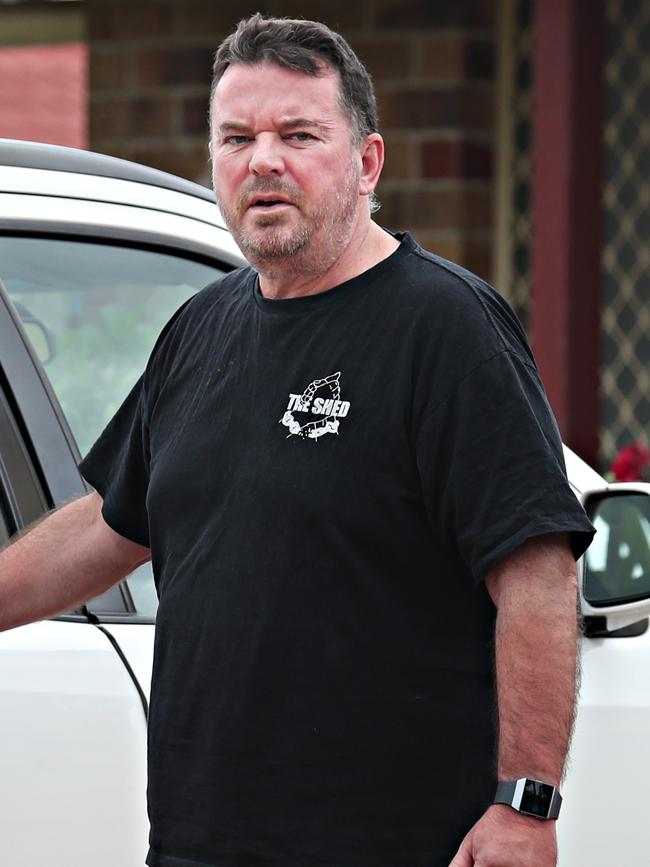 Suspended Logan mayor Luke Smith outside his father’s house recently