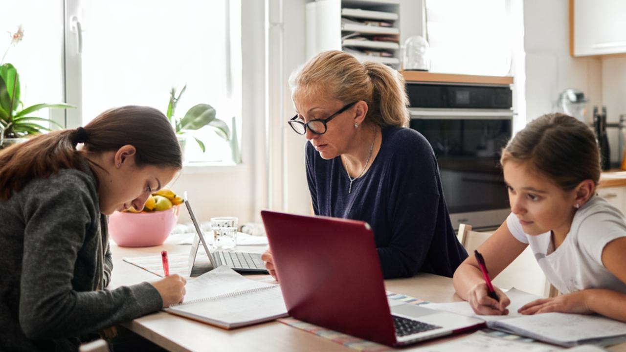 Parents or those who have responsibility for the care of a school-aged child are entitled to request to work from home. Picture: iStock