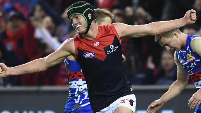 Angus Brayshaw is having a brilliant year for the Demons. Picture: Getty Images