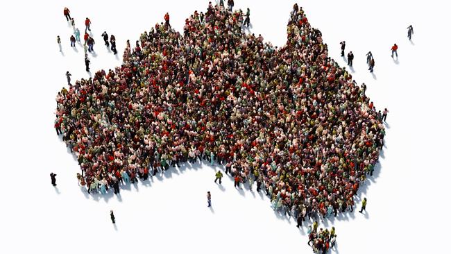 Australia’s population has changed dramatically in numbers and ethnic composition.