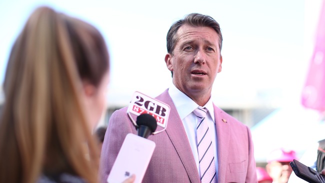 Glenn McGrath looks unlikely to attend the Pink Test in Sydney this week after he returned a positive PCR test. Picture: Mark Metcalfe - CA/Cricket Australia via Getty Images