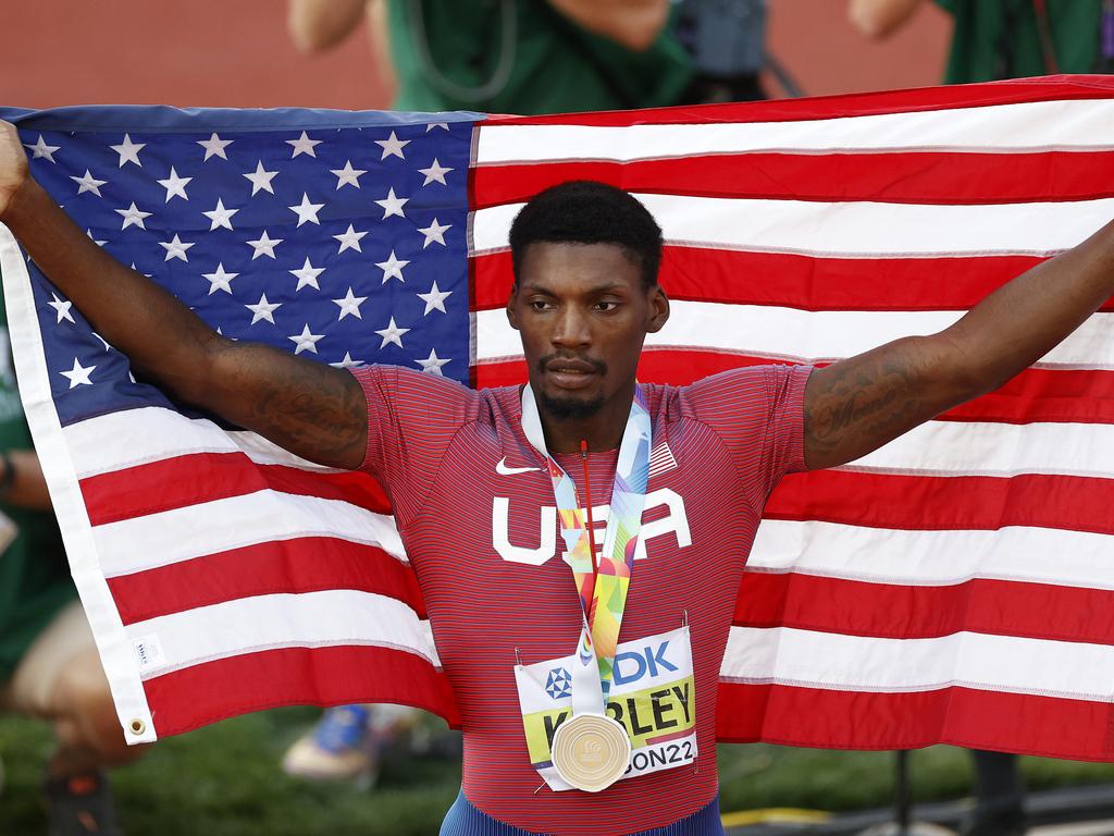 Fred Kerley wins 100m final at track and field world championships in ...