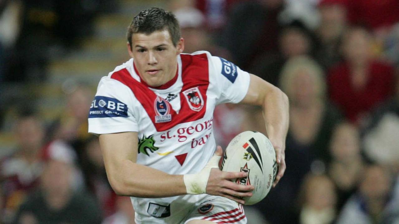 Brett Morris made his NRL debut in 2006 with the Dragons. Picture: NRL Photos