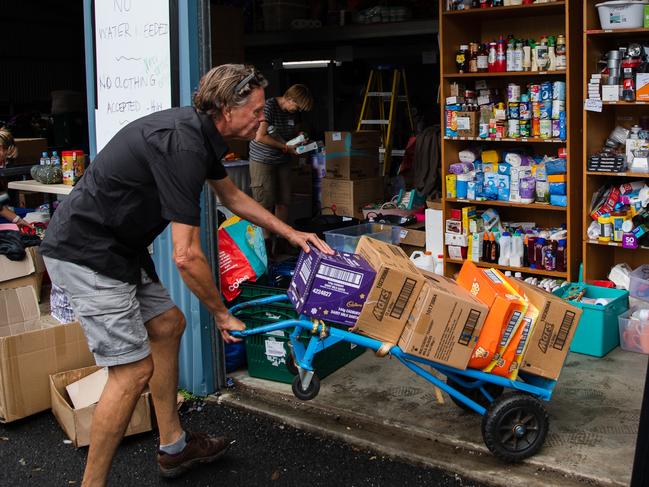 Southern Cross University flood relief efforts.