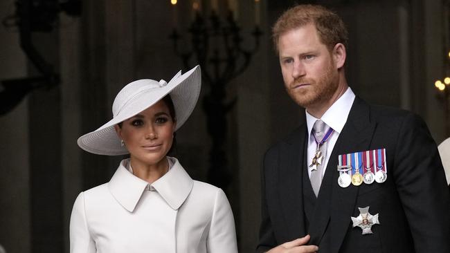 Prince Harry and Meghan Markle, Duke and Duchess of Sussex. (Photo by Matt Dunham – WPA Pool/Getty Images)