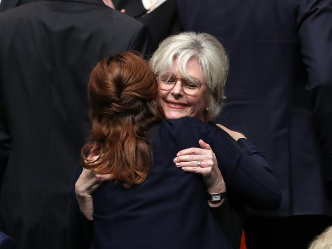 Helen Haines First Speech in the House of Representatives in Parliament House in Canberra. Picture Gary Ramage