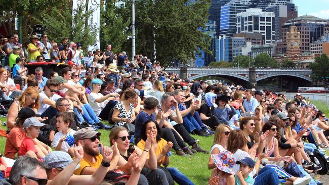 Moomba crowds will be very restricted this year.