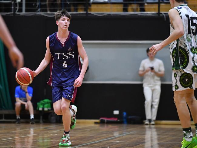 GPS Firsts basketball between Brisbane Boys College and The Southport SchoolSaturday August 13, 2022. Picture, John Gass