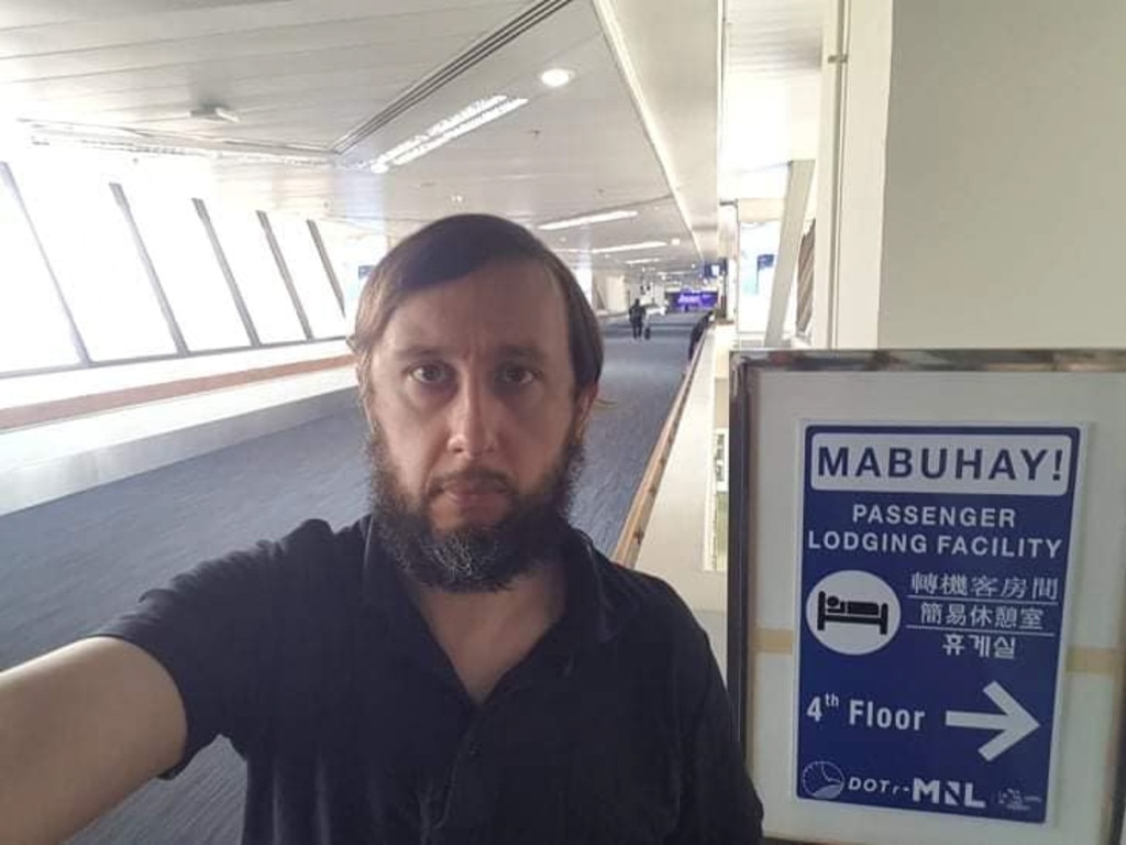He was unable to leave due to The Philippines’ Enhanced Community Quarantine order. Picture: ViralPress