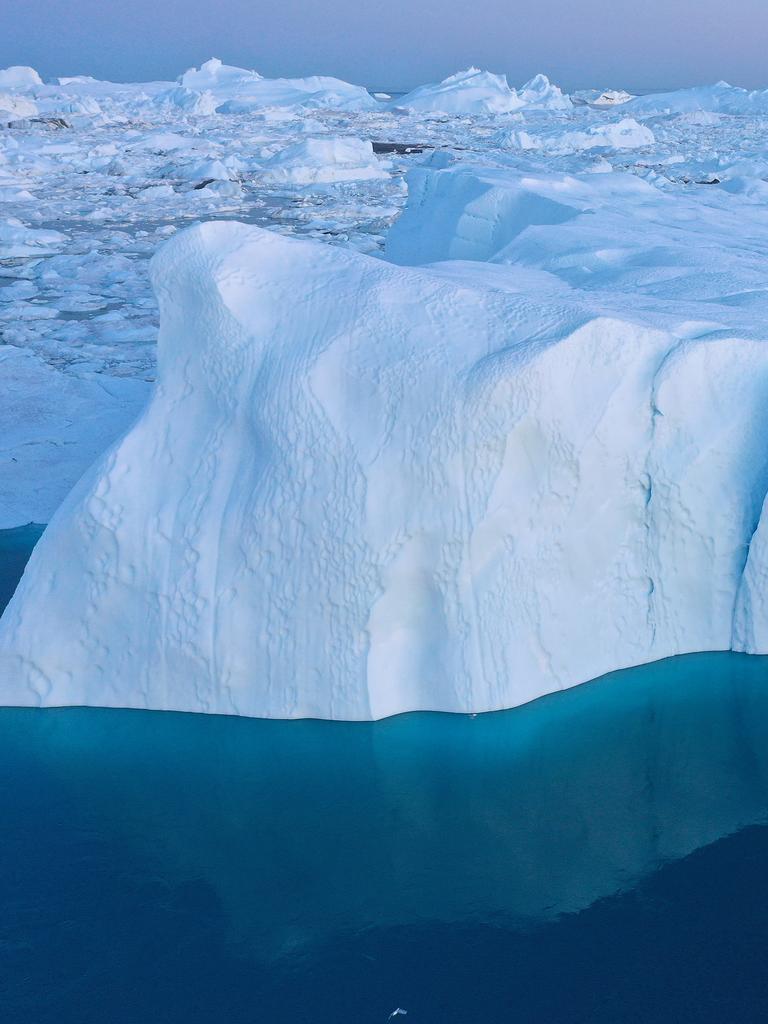 Icebergs and floating ice near Ilulissat, Greenland. Picture: Sean Gallup/Getty Images