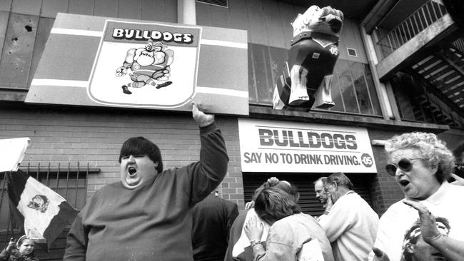 The threat of mergers brought out the passionate fans in the 1980s.