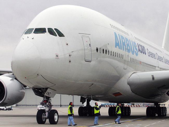 It’s the biggest passenger plane in the world.