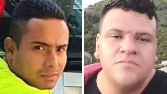 Cristian Gonzales (L) and Julian Salazar have been charged over an alleged assault at Brighton Le Sands in June 2020.