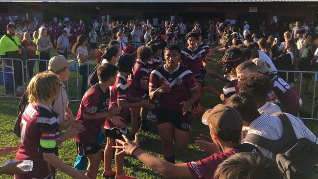 Marsden SHS school enjoyed a home ground advantage.