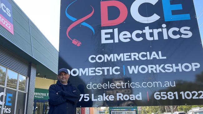 The manager of DCE Electrics, Keith Darley, says he's not happy with the flow-on impacts that pre-polling is having on Lake Rd shops.