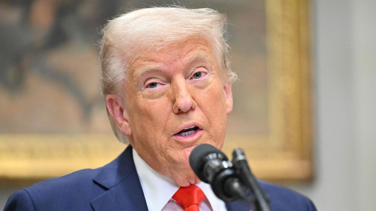 US President Donald Trump speaks in the Roosevelt Room of the White House in Washington, DC, on March 3, 2025. Picture: ROBERTO SCHMIDT / AFP