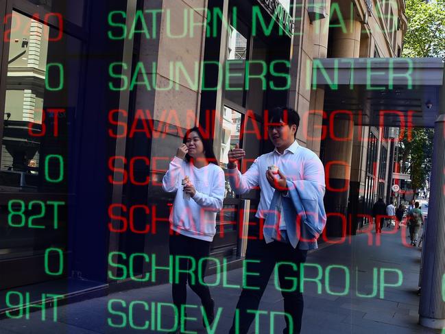 SYDNEY, AUSTRALIA: Newswire Photos- NOVEMBER 07 2023: A general view of the digital boards at the ASX in Sydney as the Reserve Bank meets today to discuss another rate rise. Photo by: NCA Newswire /Gaye Gerard