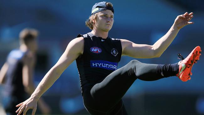 Blues recruit Liam Sumner at Princes Park. Picture: Wayne Ludbey