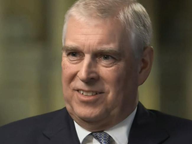 The Duke of York during his disastrous BBC interview. Picture: BBC