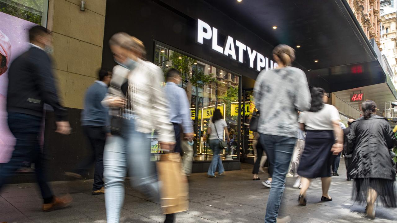 Australians spent a record $33.92bn on retail in April. Picture: NCA NewsWire / Christian Gilles