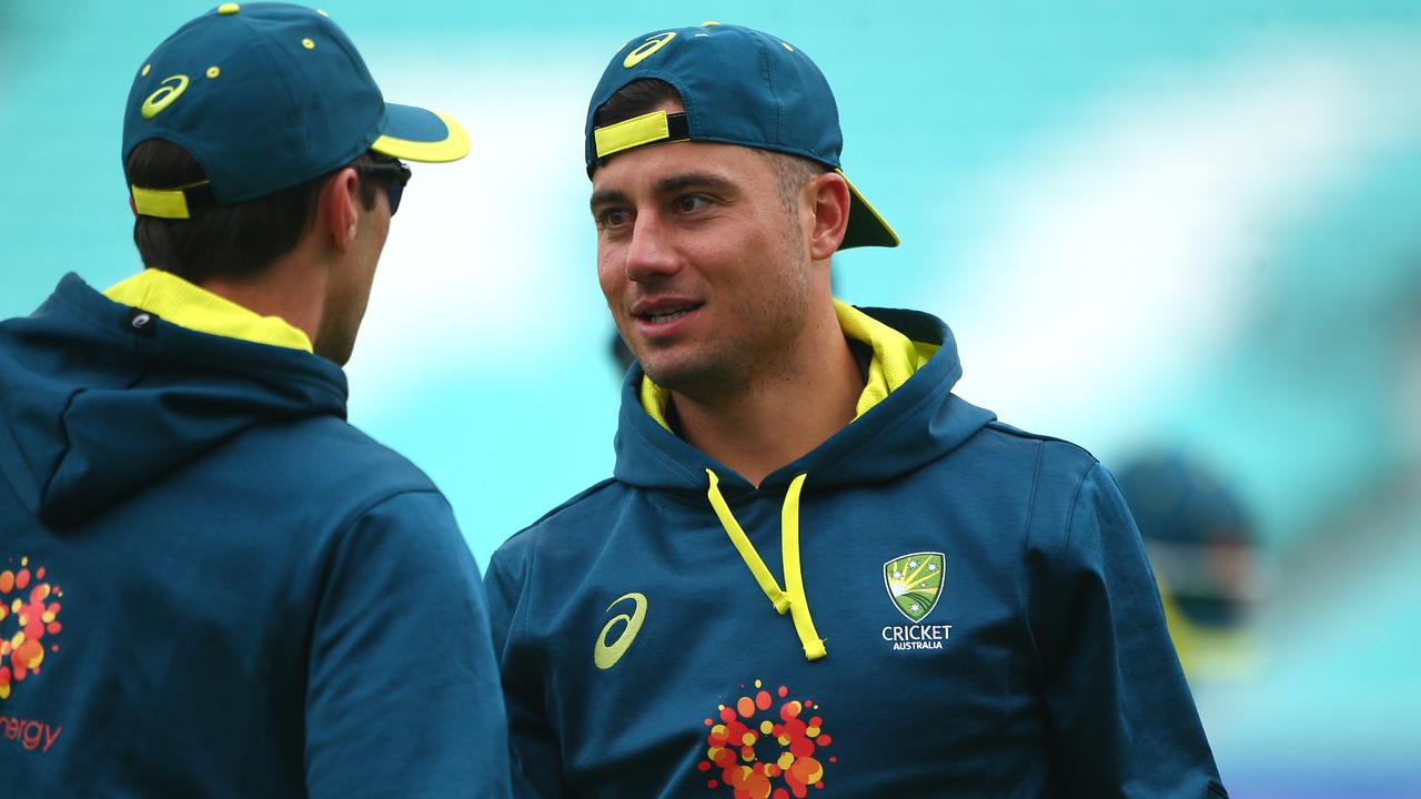 Marcus Stoinis in action during a Australia Nets Session