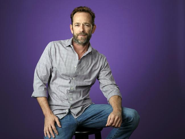 Luke Perry was one of the biggest heart-throbs of the 1990s. Picture: AP